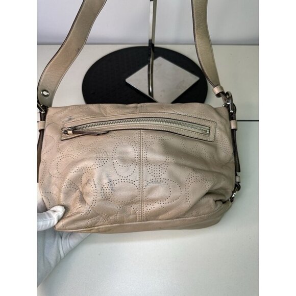 Authentic Coach F19257 Shoulder/Handbag Leather Purse - Picture 10 of 12